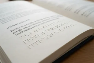 κατάλογος Braille εστιατορίου