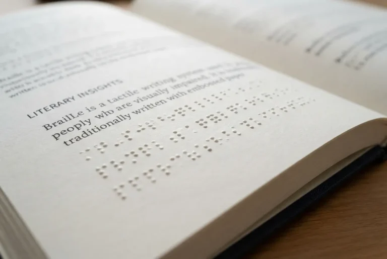 κατάλογος Braille εστιατορίου